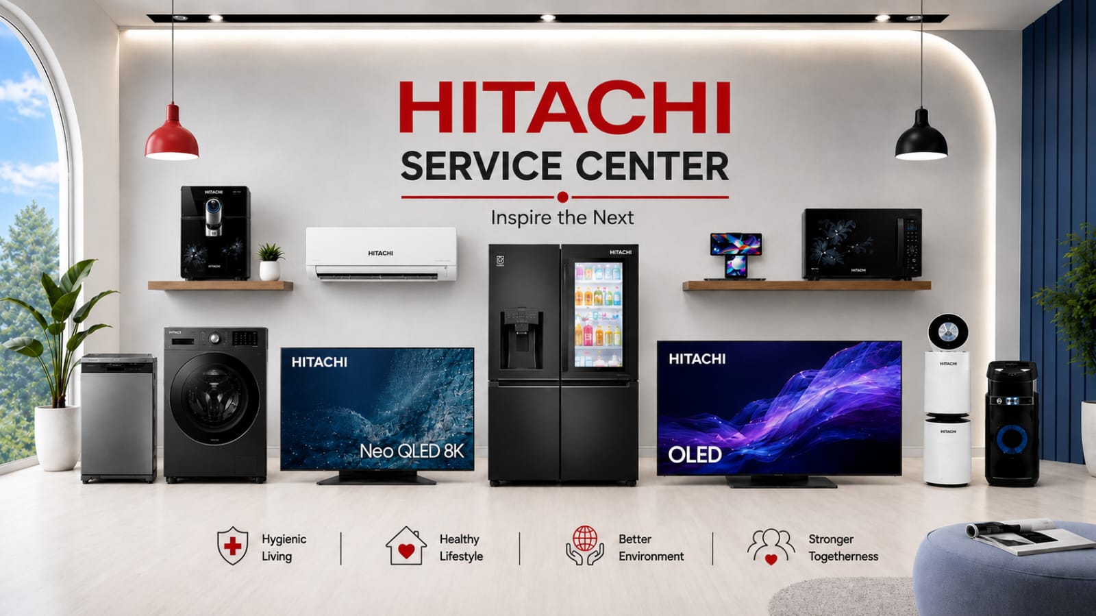 Hitachi Service Center Showroom
