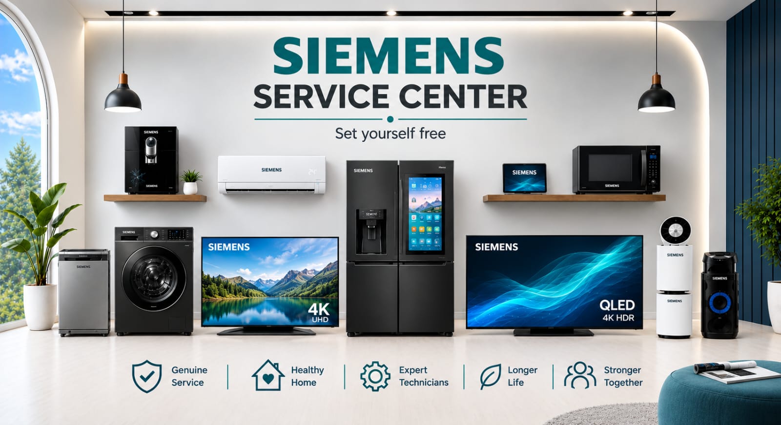 Siemens Service Center Showroom